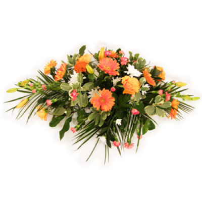 Double Ended Spray - Classic large funeral spray suitable for the top of a casket. 