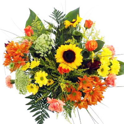 Handtieds - Bouquet made in the hand individually by the florist. (not in water)